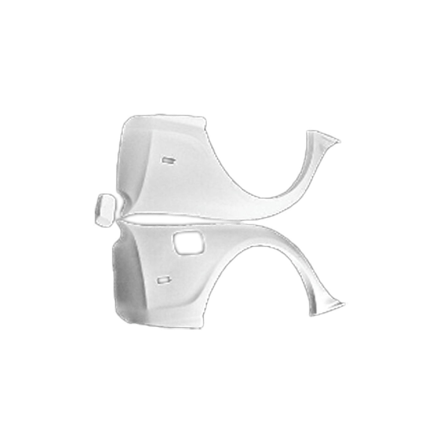 For Toyota 93-98 Supra MK4 JZA80 Ridox Fiberglass Unpaint Rear Fenders Pair Kazento Carbon Parts Fiber Glass (Unpaint) SUPRA-RF-RID-FRP