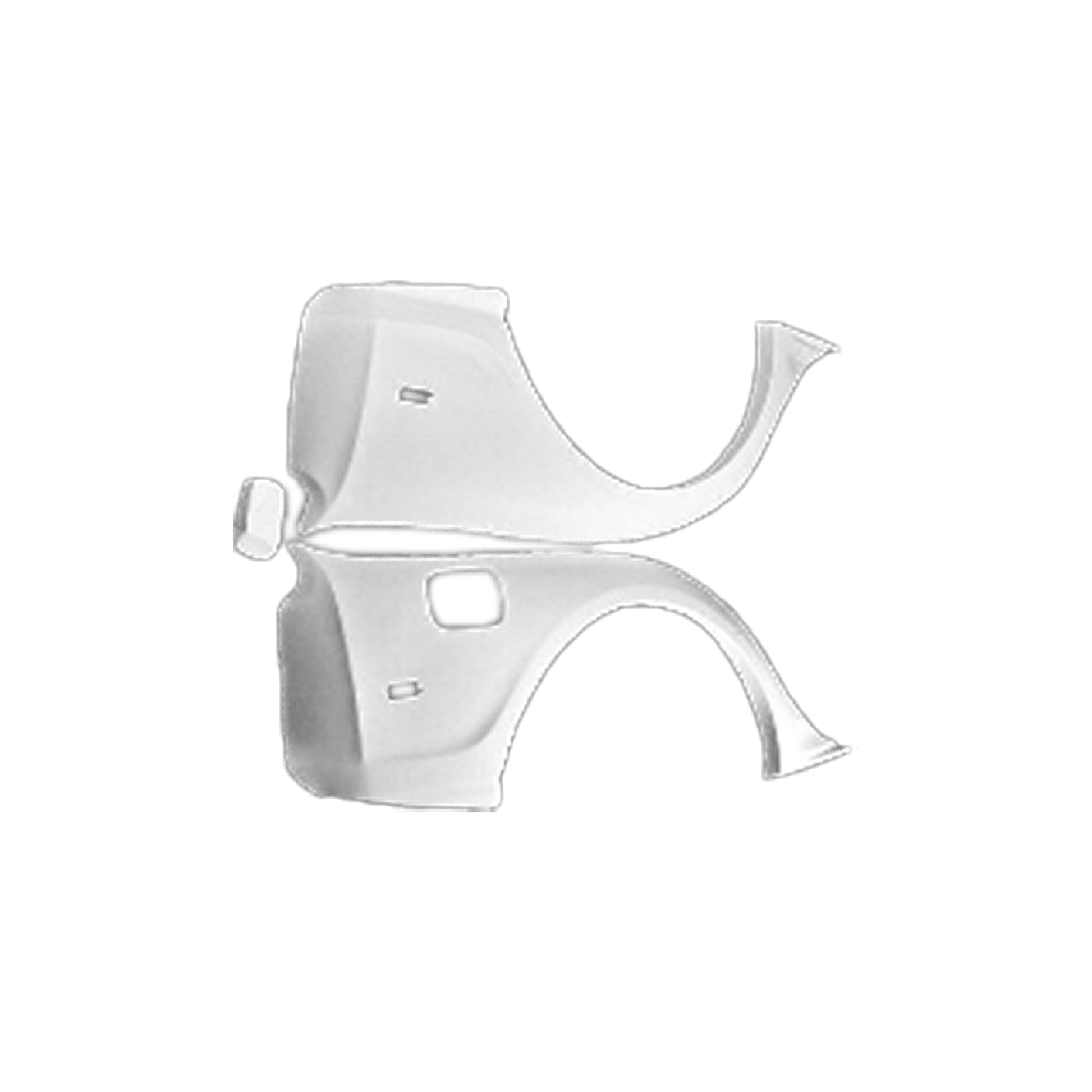 For Toyota 93-98 Supra MK4 JZA80 Ridox Fiberglass Unpaint Rear Fenders Pair Kazento Carbon Parts Fiber Glass (Unpaint) SUPRA-RF-RID-FRP