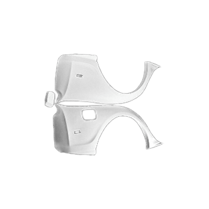 For Toyota 93-98 Supra MK4 JZA80 Ridox Fiberglass Unpaint Rear Fenders Pair Kazento Carbon Parts Fiber Glass (Unpaint) SUPRA-RF-RID-FRP