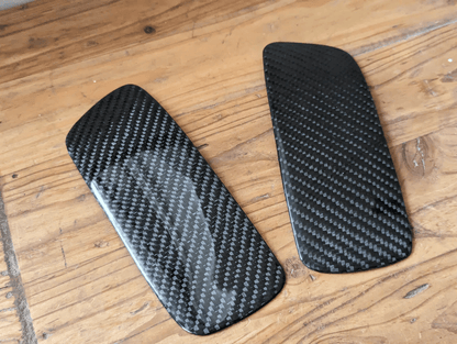 For Toyota 93-98 Supra MK4 JZA80 TR Style Carbon Fiber Rear Spoiler End Cap Kazento Carbon Parts Carbon Fiber SUPRA-END-CF
