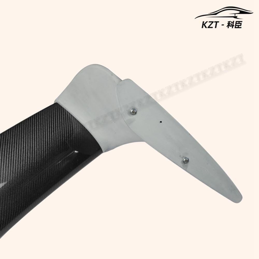 For Toyota 93-98 Supra MK4 JZA80 TR-Style Rear spoiler Partial Carbon Fiber(Blade+Caps) Car Body Parts Kits Kazento Carbon Parts 车身侧板 SUPRA-RS-TRD-PCF1