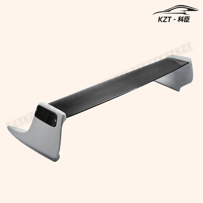 For Toyota 93-98 Supra MK4 JZA80 TR-Style Rear spoiler Partial Carbon Fiber(Blade+Caps) Car Body Parts Kits Kazento Carbon Parts 车身侧板 SUPRA-RS-TRD-PCF1