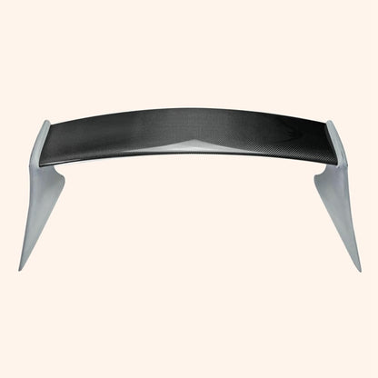 For Toyota 93-98 Supra MK4 JZA80 TR-Style Rear spoiler Partial Carbon Fiber(Blade+Caps) Car Body Parts Kits Kazento Carbon Parts 车身侧板 SUPRA-RS-TRD-PCF1
