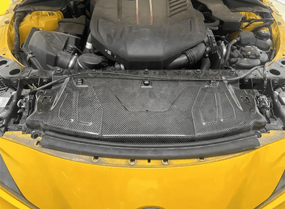 For Toyota GR Supra A90 OE Style Yellow Ke-vlar Radiator Plate Cooling Panel