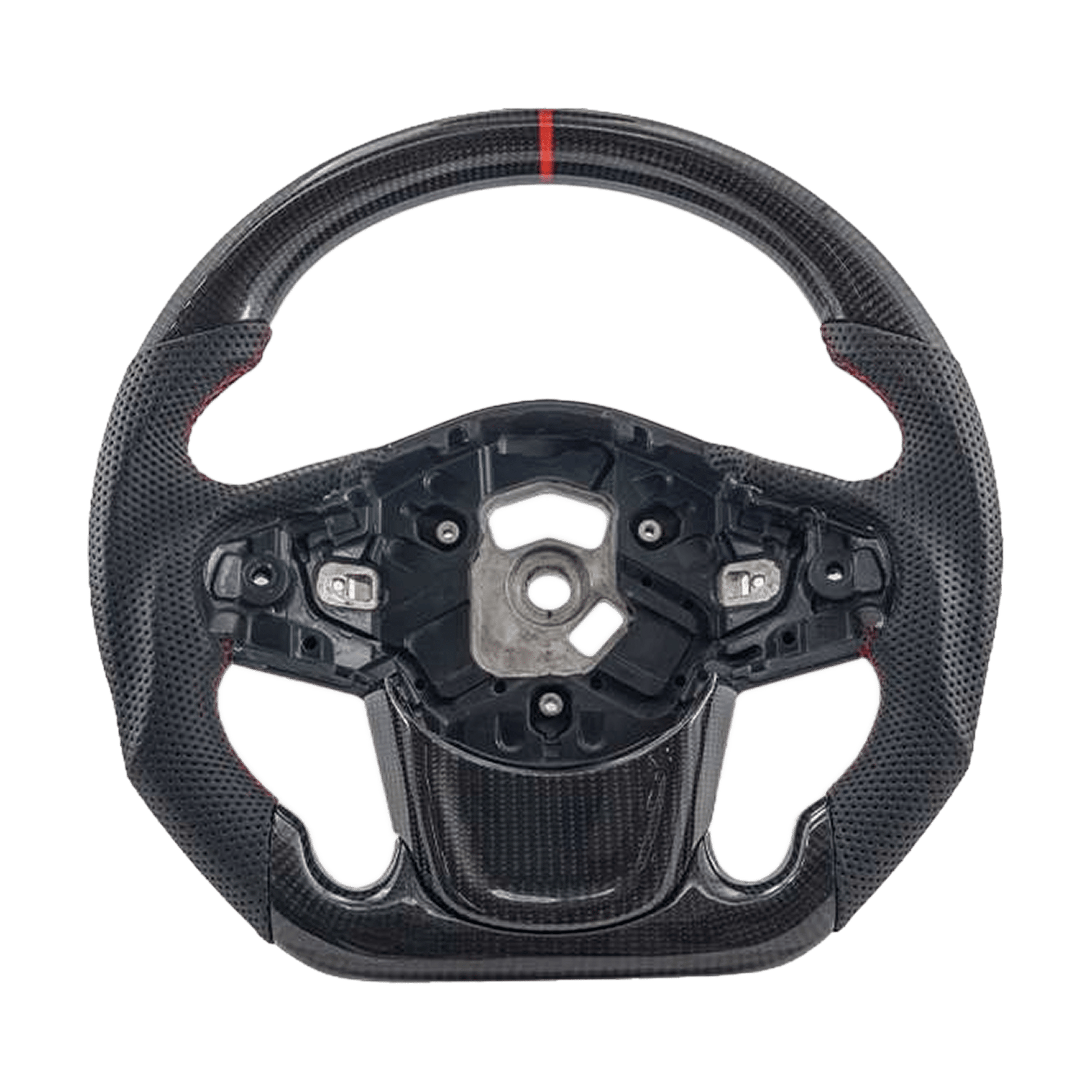 For Toyota GR Supra MK5 A90 A91 19-24 Carbon D Style Steering Wheel Replacement Kazento Carbon Parts Carbon Fiber A90-STEERING-D-CF