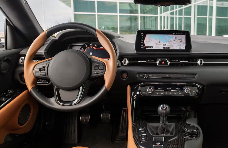 For Toyota GR Supra MK5 A90 A91 19-24 Carbon D Style Steering Wheel Replacement