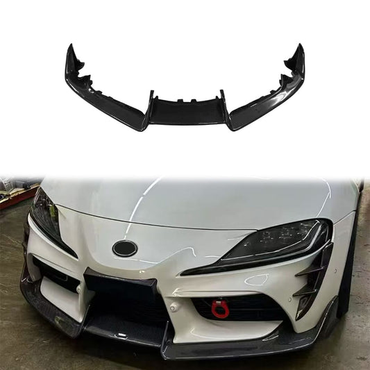 For Toyota GR Supra MK5 A90 A91 AD Style Front Bumper Lip 2019-2024