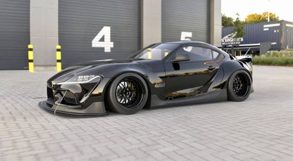 For Toyota GR Supra MK5 A90 A91 RB Style Front Bumper Lip 2019-2024