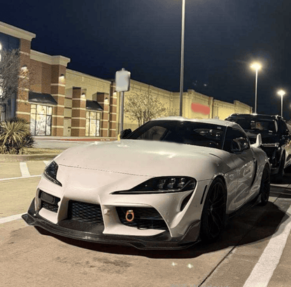 For Toyota GR Supra MK5 A90 A91 SB Style Front Bumper Lip 2019-2024