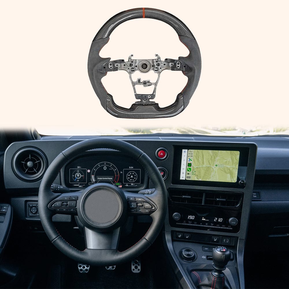 For Toyota GR Yaris XP210 3 Door 20-24 Carbon D Style Steering Wheel Replacement