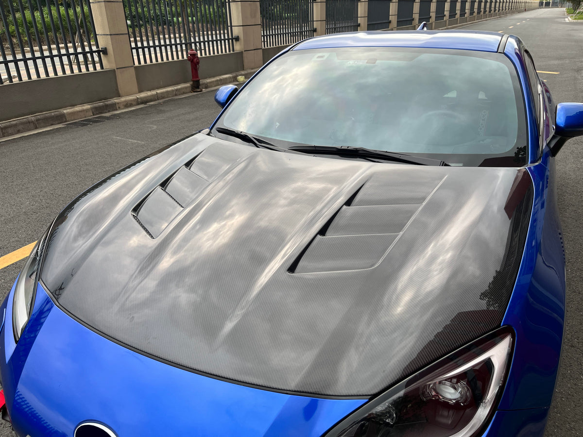 For Toyota GR86 ZN8 BRZ ZD8 2Dr TS1 Style Front Vented Hood 2021-2024