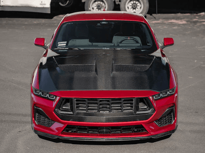 Ford Mustang 2024 7th Gen S650 Muscle Pony Car GD Style Carbon Hood Kazento Carbon Parts Bonnets/Hoods Carbon Fiber MUST24-HOOD-GD-CF