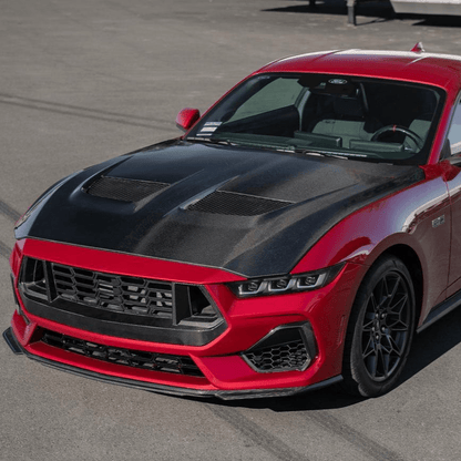 Ford Mustang 2024 7th Gen S650 Muscle Pony Car GD Style Carbon Hood Kazento Carbon Parts Bonnets/Hoods Carbon Fiber MUST24-HOOD-GD-CF