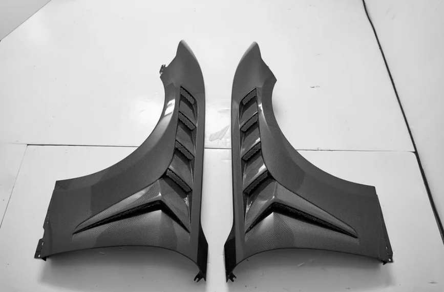 Ford Mustang S650 GTD Style Front Vents Fenders 2024+