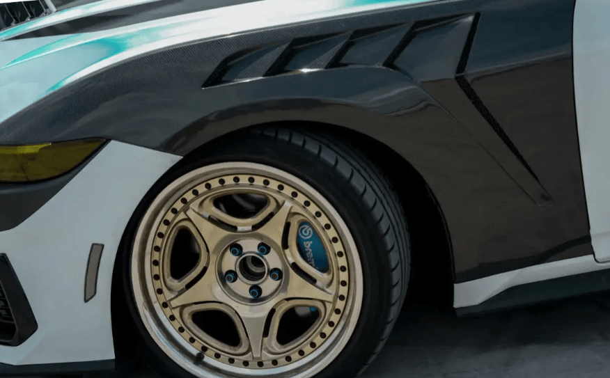 Ford Mustang S650 GTD Style Front Vents Fenders 2024+