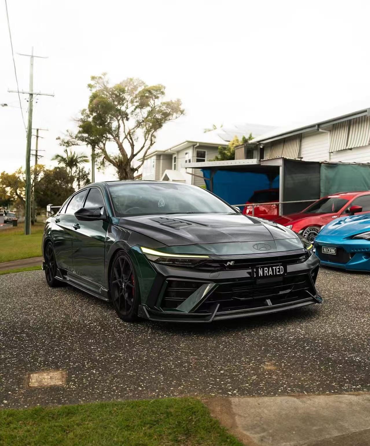 Front Vents Fenders 23+ Hyundai I30 Sedan/ Elantra Facelift N Spec 2