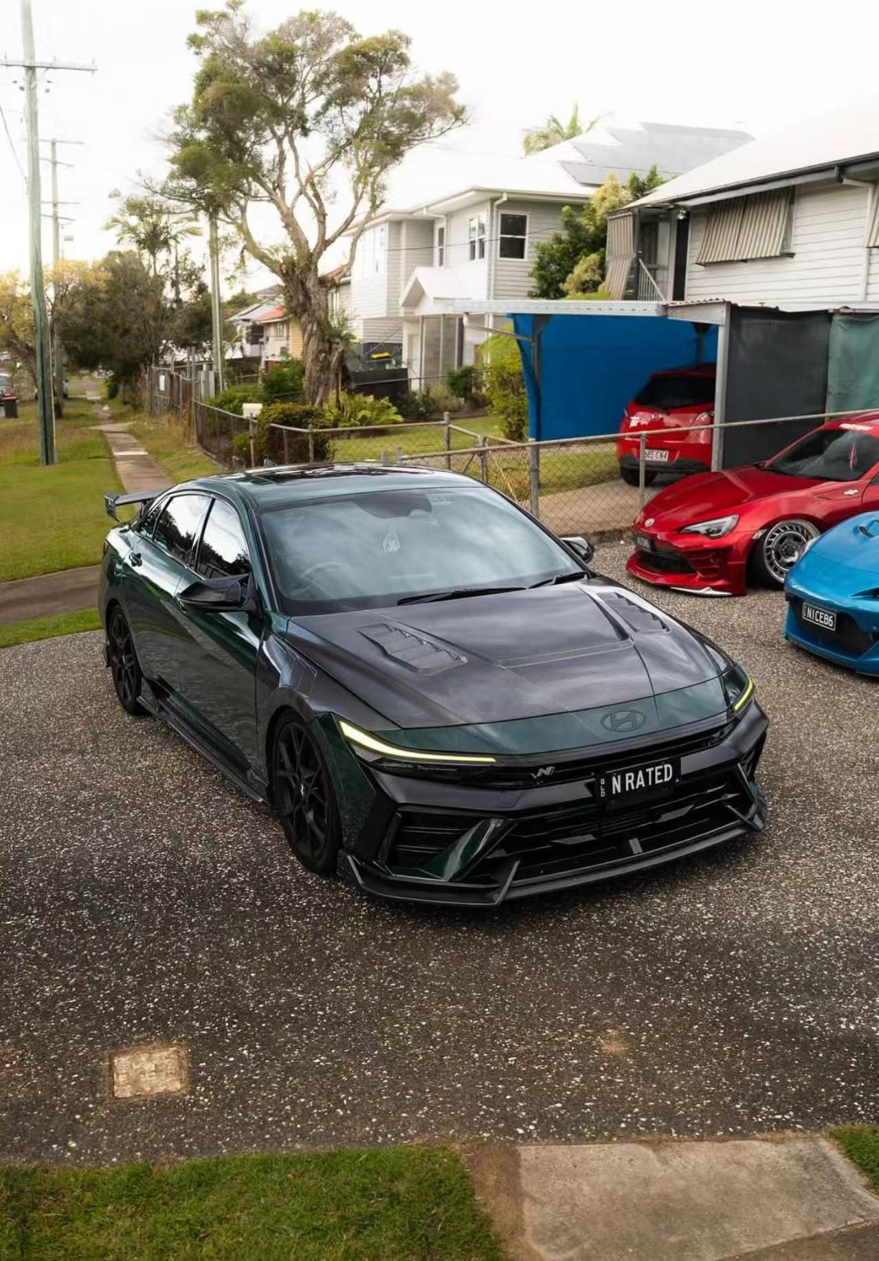 Front Vents Fenders 23+ Hyundai I30 Sedan/ Elantra Facelift N Spec 2