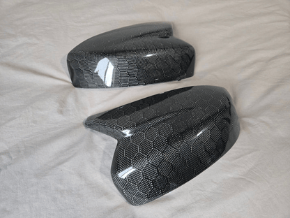 G25 G37 G37S G37X 2009-2017 Carbon M-Style Mirror Caps (Replacement) Kazento Carbon Parts