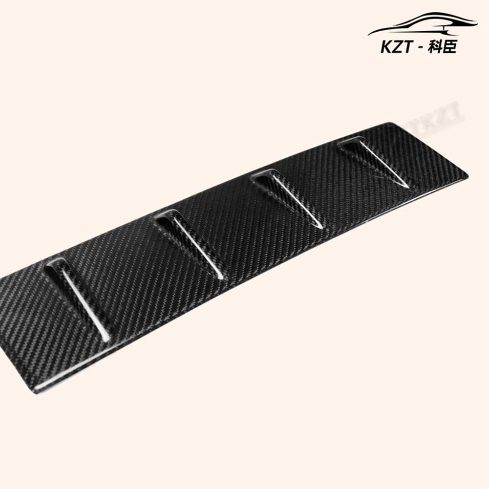 Glossy Black For Subaru 14-18 Impreza WRX VAF STI USDM type vortex generator Carbon Fiber Car Rear Bumper Lip Diffuser Shark Fin Style Bumper Spoiler