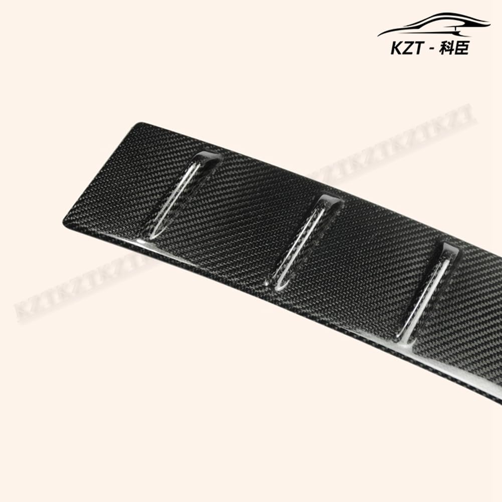 Glossy Black For Subaru 14-18 Impreza WRX VAF STI USDM type vortex generator Carbon Fiber Car Rear Bumper Lip Diffuser Shark Fin Style Bumper Spoiler