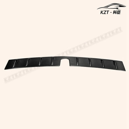 Glossy Black For Subaru 14-18 Impreza WRX VAF STI USDM type vortex generator Carbon Fiber Car Rear Bumper Lip Diffuser Shark Fin Style Bumper Spoiler