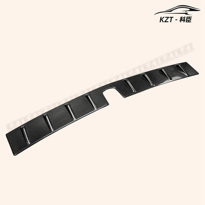 Glossy Black For Subaru 14-18 Impreza WRX VAF STI USDM type vortex generator Carbon Fiber Car Rear Bumper Lip Diffuser Shark Fin Style Bumper Spoiler