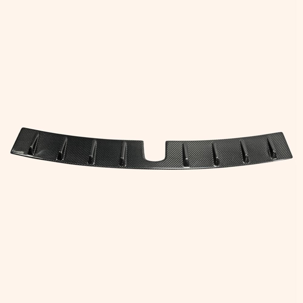 Glossy Black For Subaru 14-18 Impreza WRX VAF STI USDM type vortex generator Carbon Fiber Car Rear Bumper Lip Diffuser Shark Fin Style Bumper Spoiler