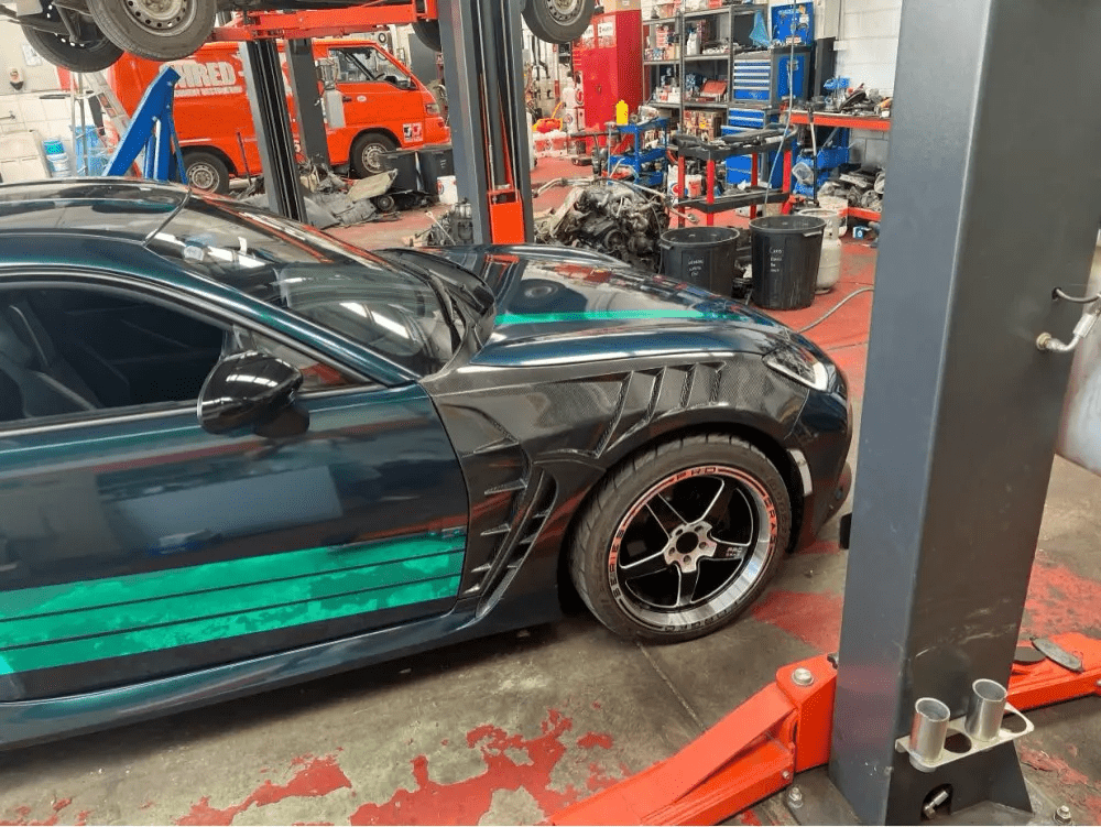 GR86 ZN8 BRZ RS1 Type 1 Front Vented Fender 2022 2023 Kazento Carbon Parts 车身侧板