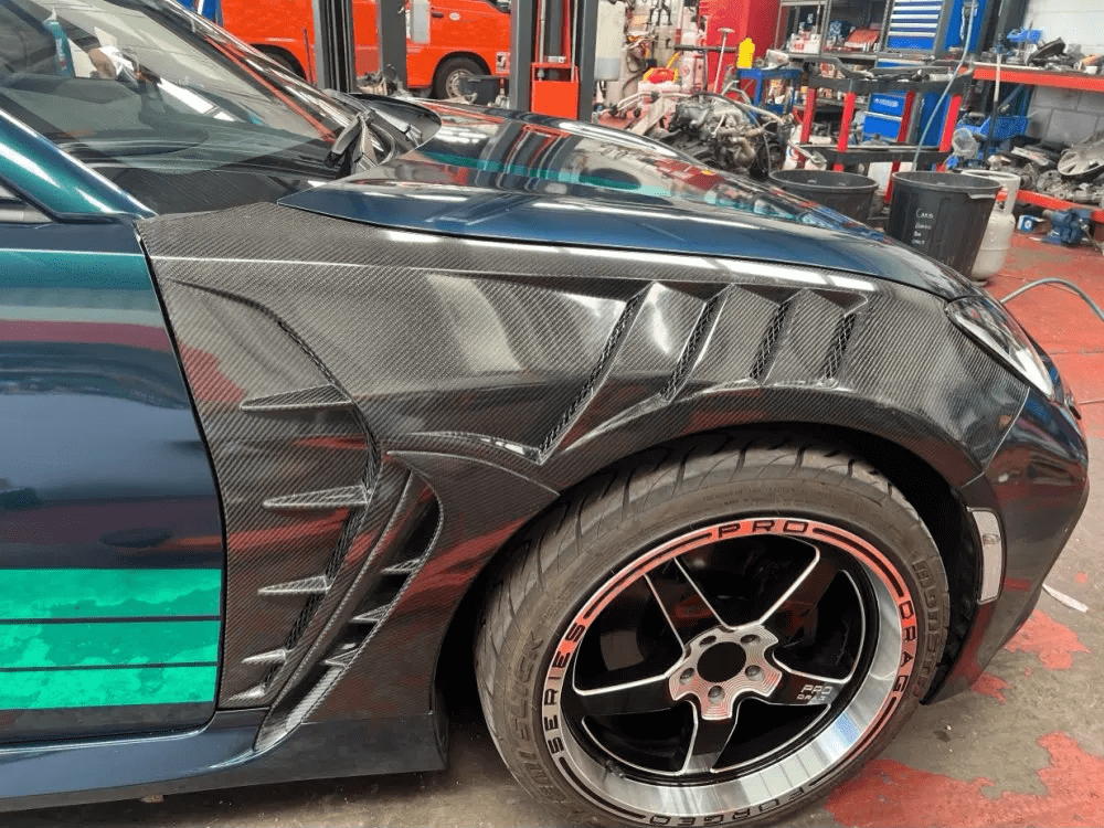 GR86 ZN8 BRZ RS1 Type 1 Front Vented Fender 2022 2023 Kazento Carbon Parts 车身侧板