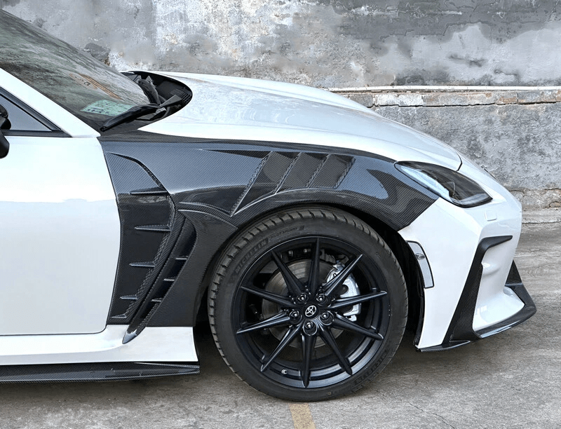 GR86 ZN8 BRZ RS1 Type 1 Front Vented Fender 2022 2023 Kazento Carbon Parts 车身侧板