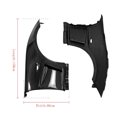 GV Style Front Vented Fender +3mm for Miata MX5 Miata (ND) 2016-2024 Kazento Carbon Parts 车身侧板