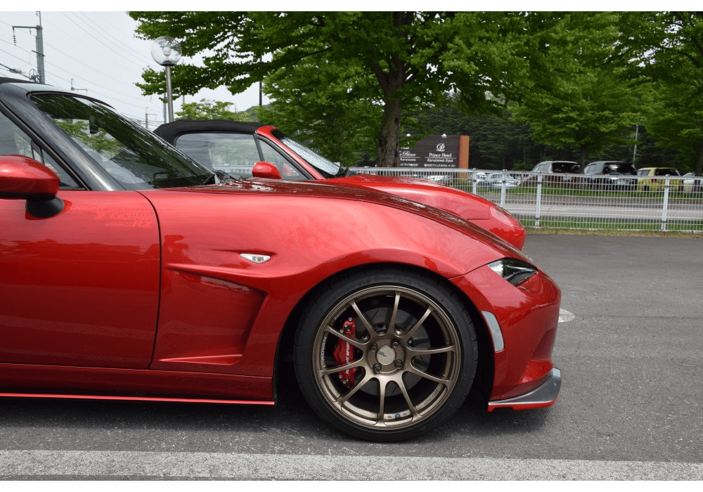 GV Style Front Vented Fender +3mm for Miata MX5 Miata (ND) 2016-2024 Kazento Carbon Parts 车身侧板