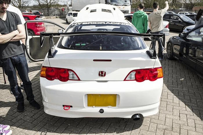 Honda 02-06 Integra DC5 Acura RSX MU Style Carbon Trunk Spoiler Kazento Carbon Parts 车身侧板 Carbon Fiber DC5-RS-GT-MUG-CF