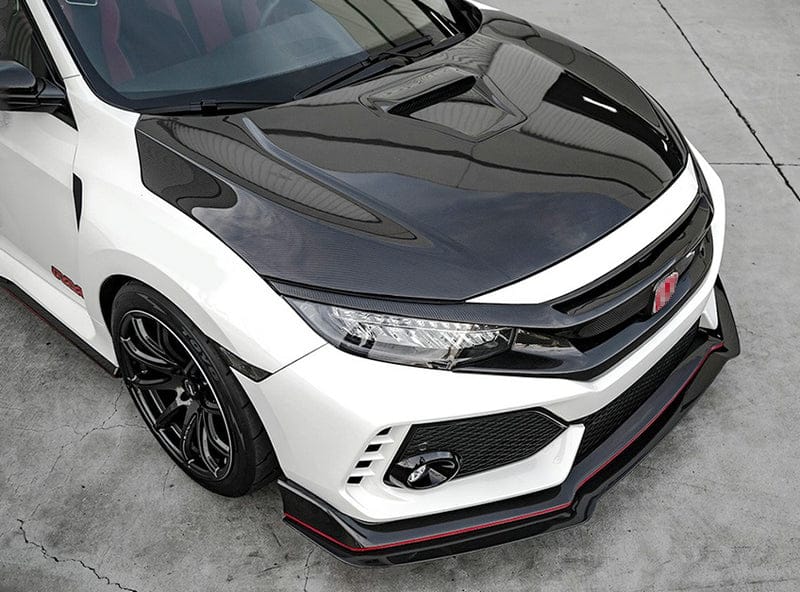 Honda 10th Gen Civic FK7 FC Vented Hood Bonnet 2015-2022