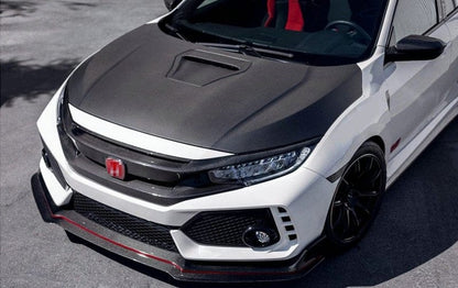 Honda 10th Gen Civic FK7 FC Vented Hood Bonnet 2015-2022