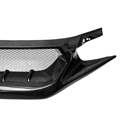 Honda 17 onwards Civic Type R FK8 JS Carbon Front Grille (FC1/FK7) Kazento Carbon Parts Carbon Fiber FK8-FG-JS-CF