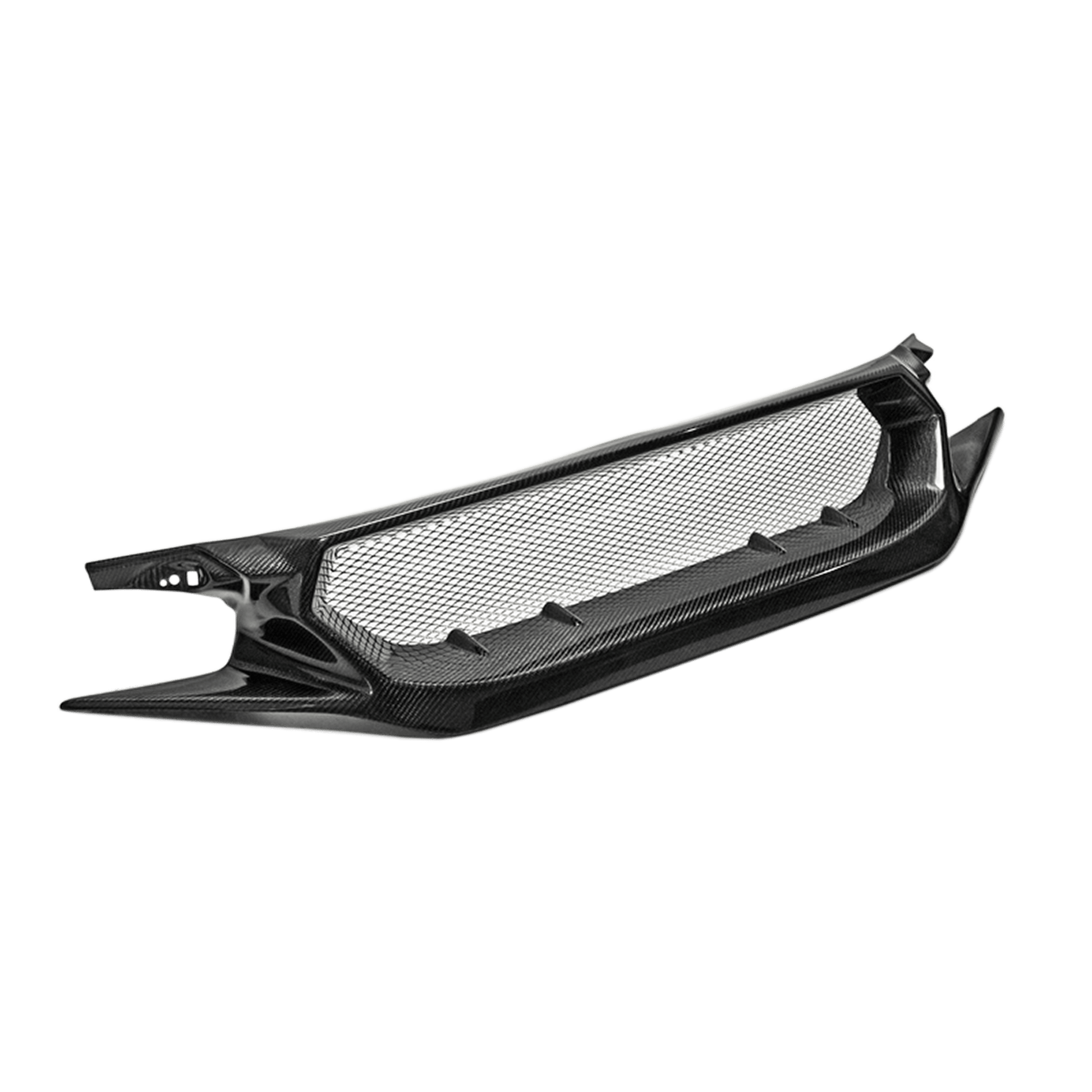 Honda 17 onwards Civic Type R FK8 JS Carbon Front Grille (FC1/FK7) Kazento Carbon Parts Carbon Fiber FK8-FG-JS-CF