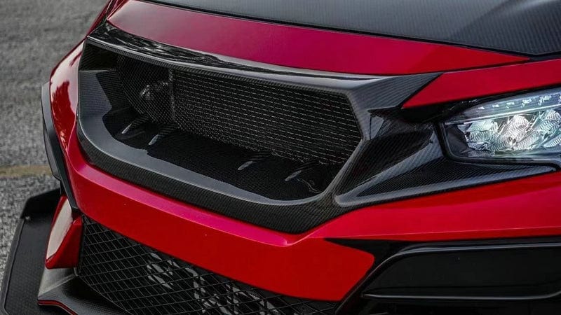 Honda 17 onwards Civic Type R FK8 JS Carbon Front Grille (FC1/FK7 need cut)
