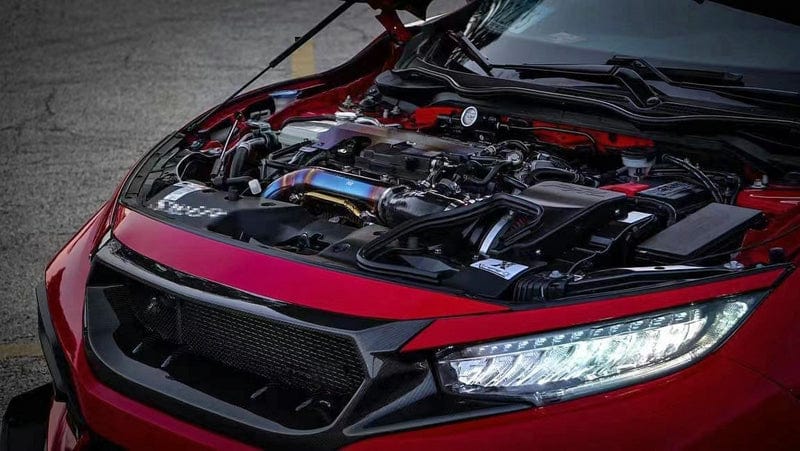 Honda 17 onwards Civic Type R FK8 JS Carbon Front Grille (FC1/FK7 need cut)