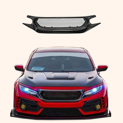 Honda 17 onwards Civic Type R FK8 JS Carbon Front Grille (FC1/FK7 need cut)