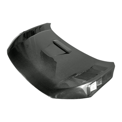Honda Civic 2016-2021 FC Carbon Fiber Vented Cooling Hood Bonnet Kazento Carbon Parts Bonnets/Hoods Carbon Fiber FC-HOOD-KZ-CF