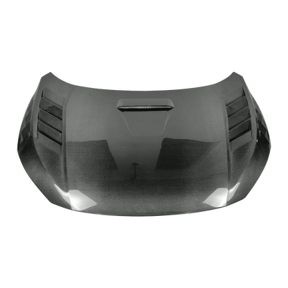 Honda Civic 2016-2021 FC Carbon Fiber Vented Cooling Hood Bonnet Kazento Carbon Parts Bonnets/Hoods Carbon Fiber FC-HOOD-KZ-CF