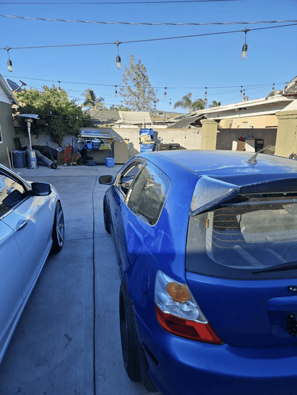 Honda Civic EP3 MUGEN Style Hatchback Roof Wing Spoiler(USDM)2002-2005 Kazento Carbon Parts 车身侧板