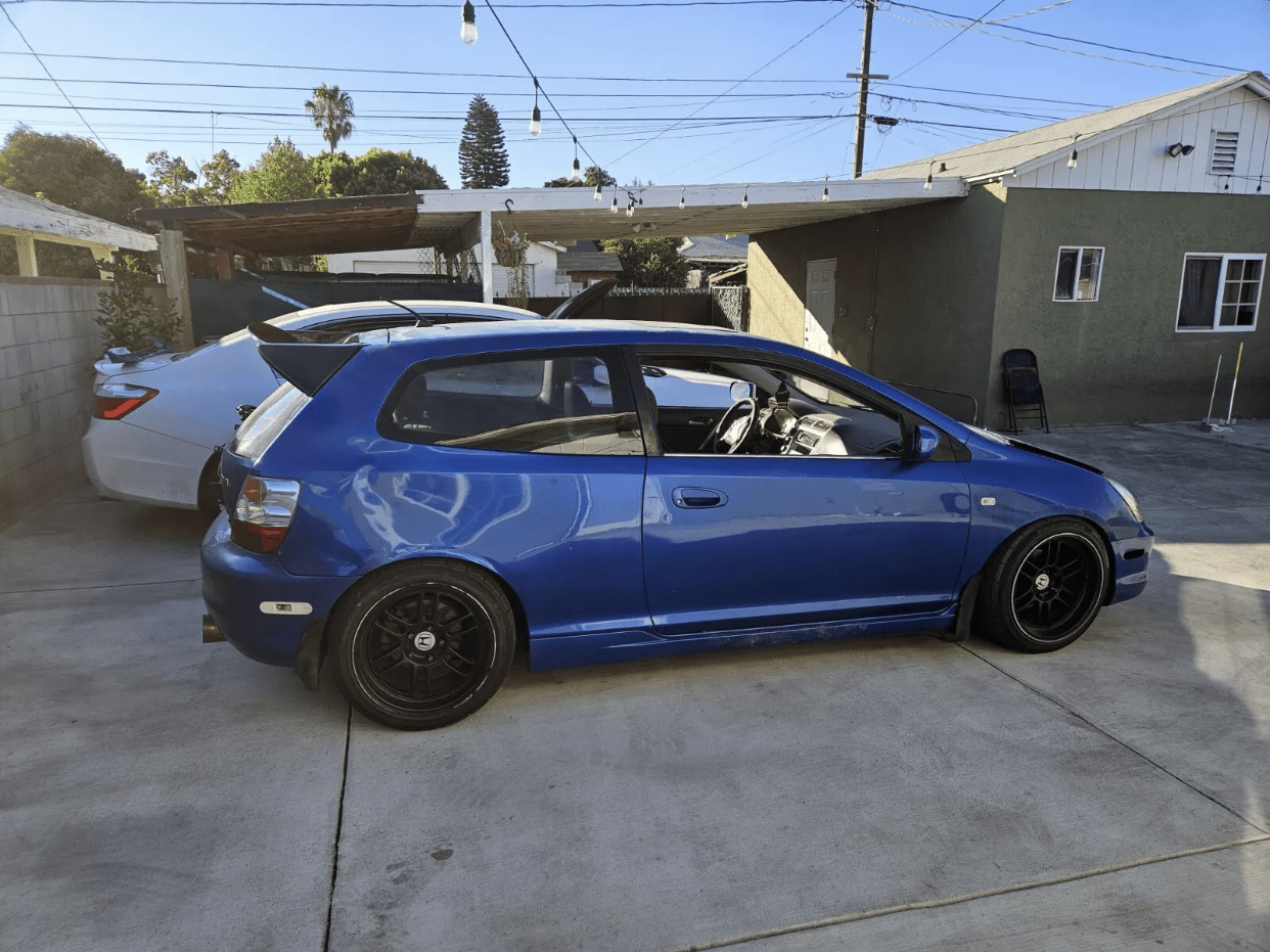 Honda Civic EP3 MUGEN Style Hatchback Roof Wing Spoiler(USDM)2002-2005 Kazento Carbon Parts 车身侧板