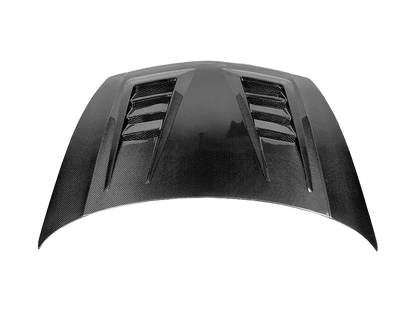 Honda Civic FD2 JS Style Front Vented Cooling Hood Bonnet 2006-2011 Kazento Carbon Parts Bonnets/Hoods