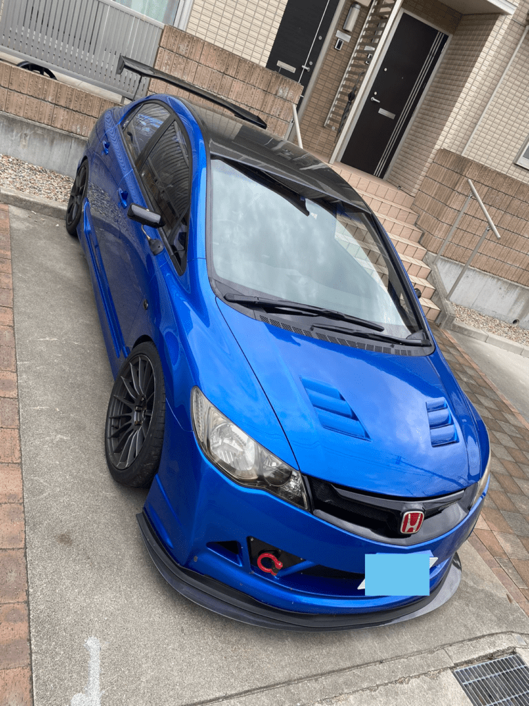 Honda Civic FD2 RR Type Carbon Fiber Roof 2006-2011 Kazento Carbon Parts Carbon Fiber FD2-ROOF-OE-CF