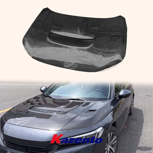 Honda Civic Gen 11 FE FL TR VS Style Front Vented Hood Bonnet 2022+