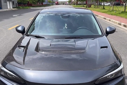 Honda Civic Gen 11 FE FL TR VS Style Front Vented Hood Bonnet 2022+