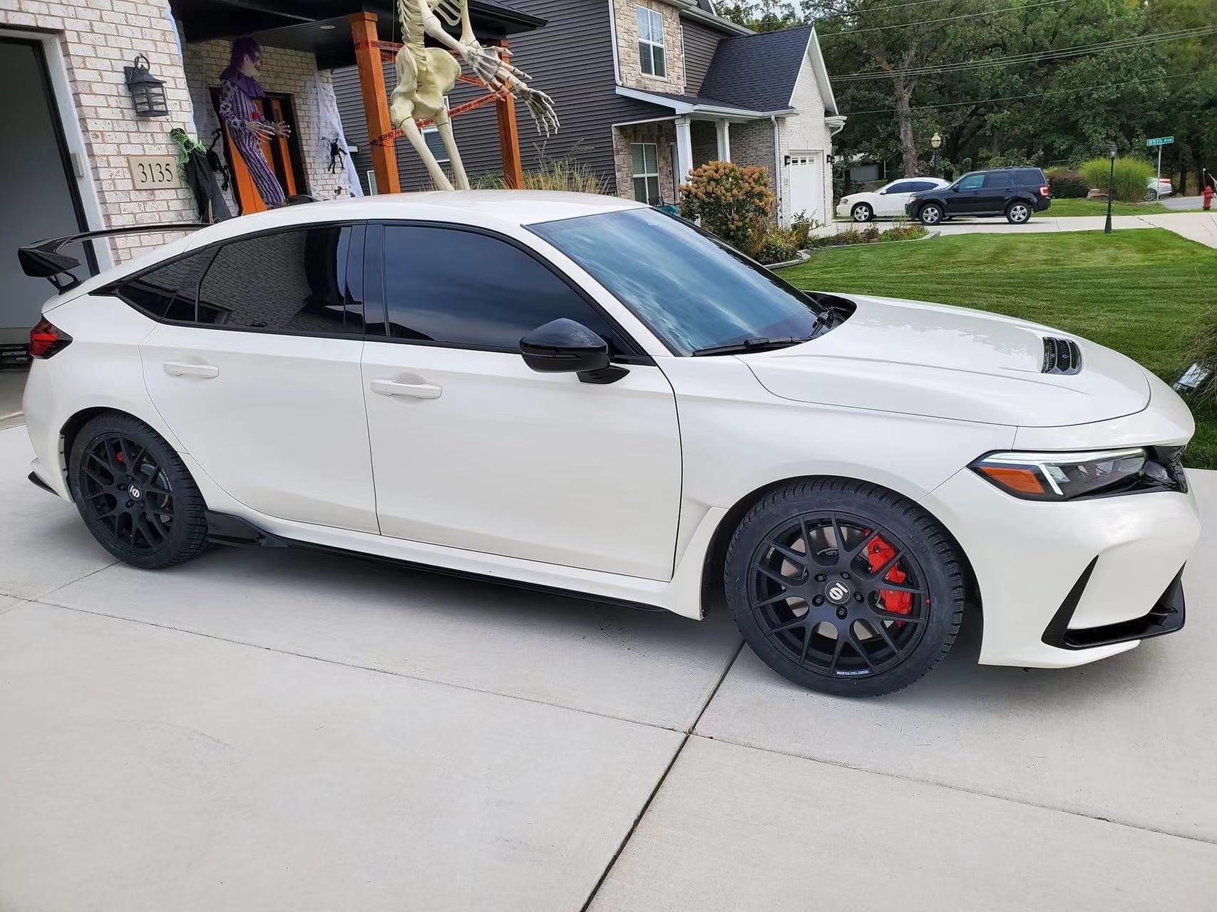 Honda Civic Gen11 FE FL TR Type-R style Front Vented Hood Bonnet 2022+