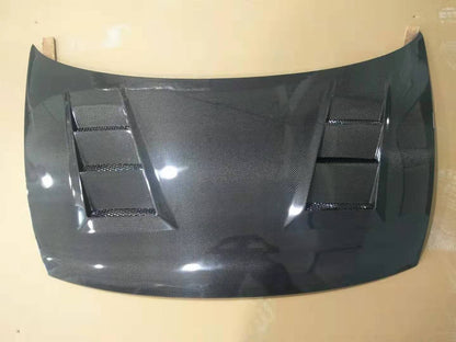Honda Civic Sedan FA 4DR Mugen Style Vented Hood Bonnet 2006-2011 Kazento Carbon Parts Carbon Fiber FA1-HOOD-LN-CF